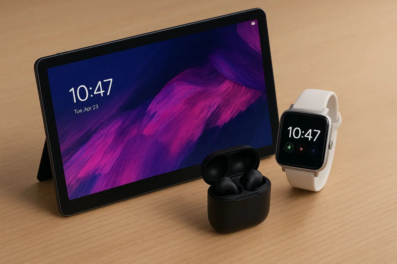 Tablet Lenovo P11 plus + fone bluetooth + relógio digital 