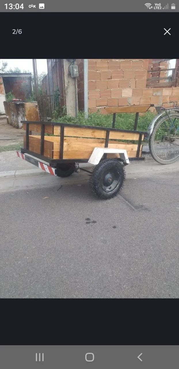 Carretinha para bike - Foto 2