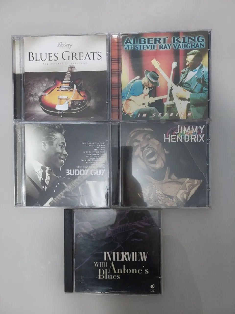 CDS originais de blues para colecionadores.