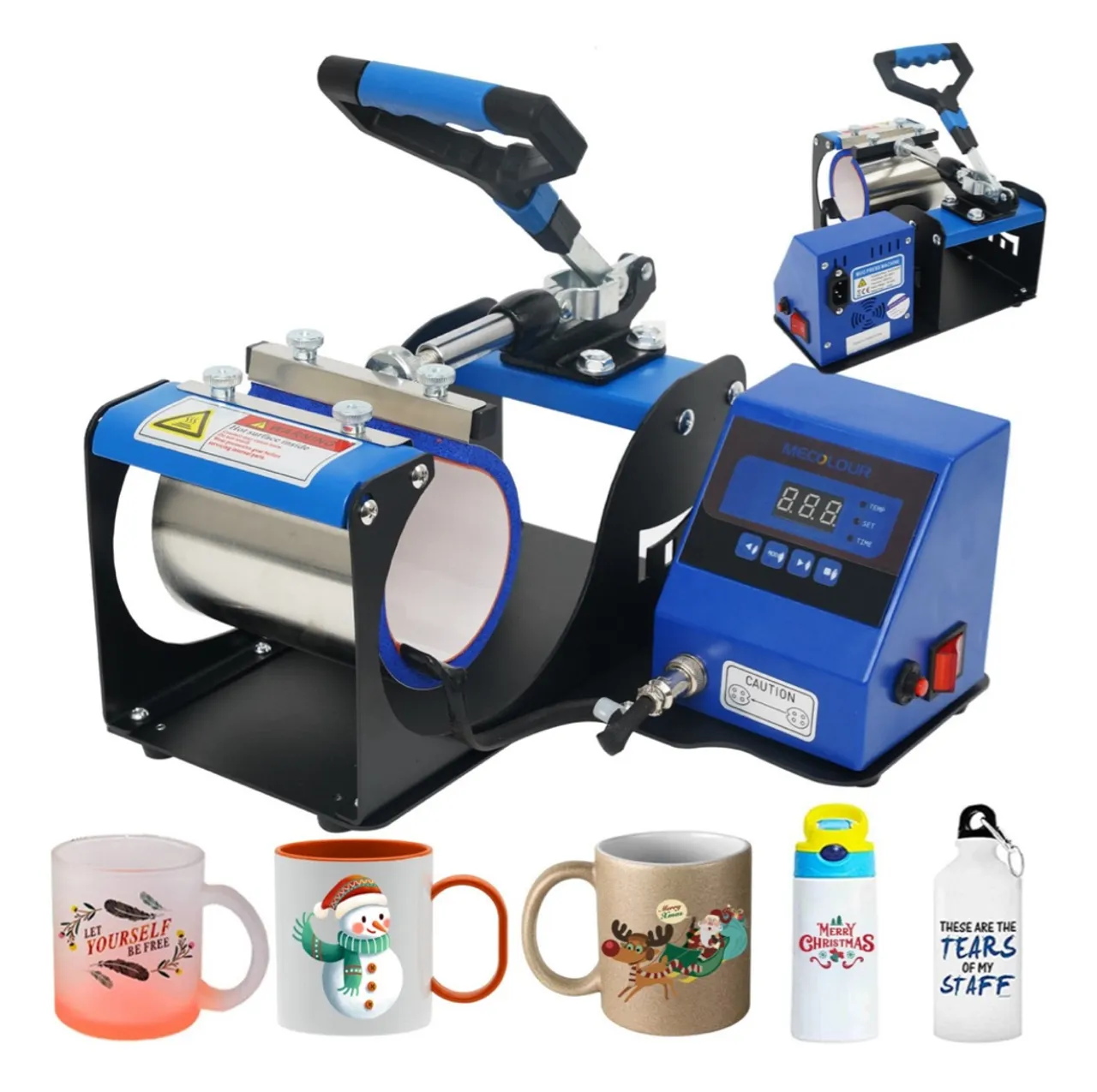 Kit de sublimação de canecas e garrafas