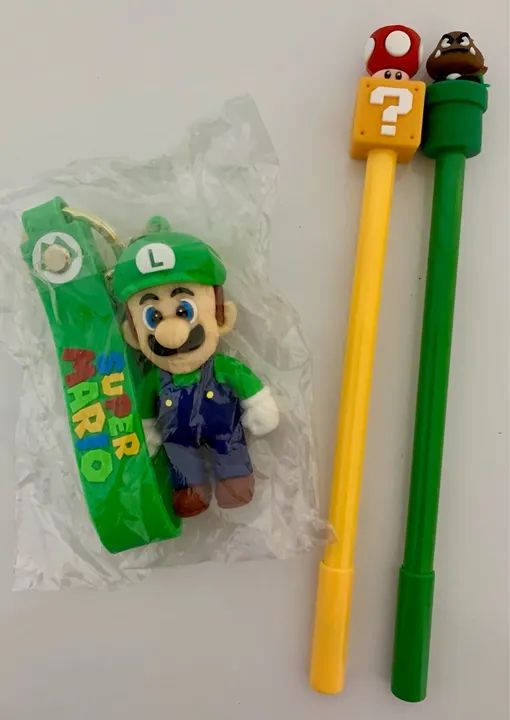 Canetas Mario Bros - Novas - Colecionador - Foto 2