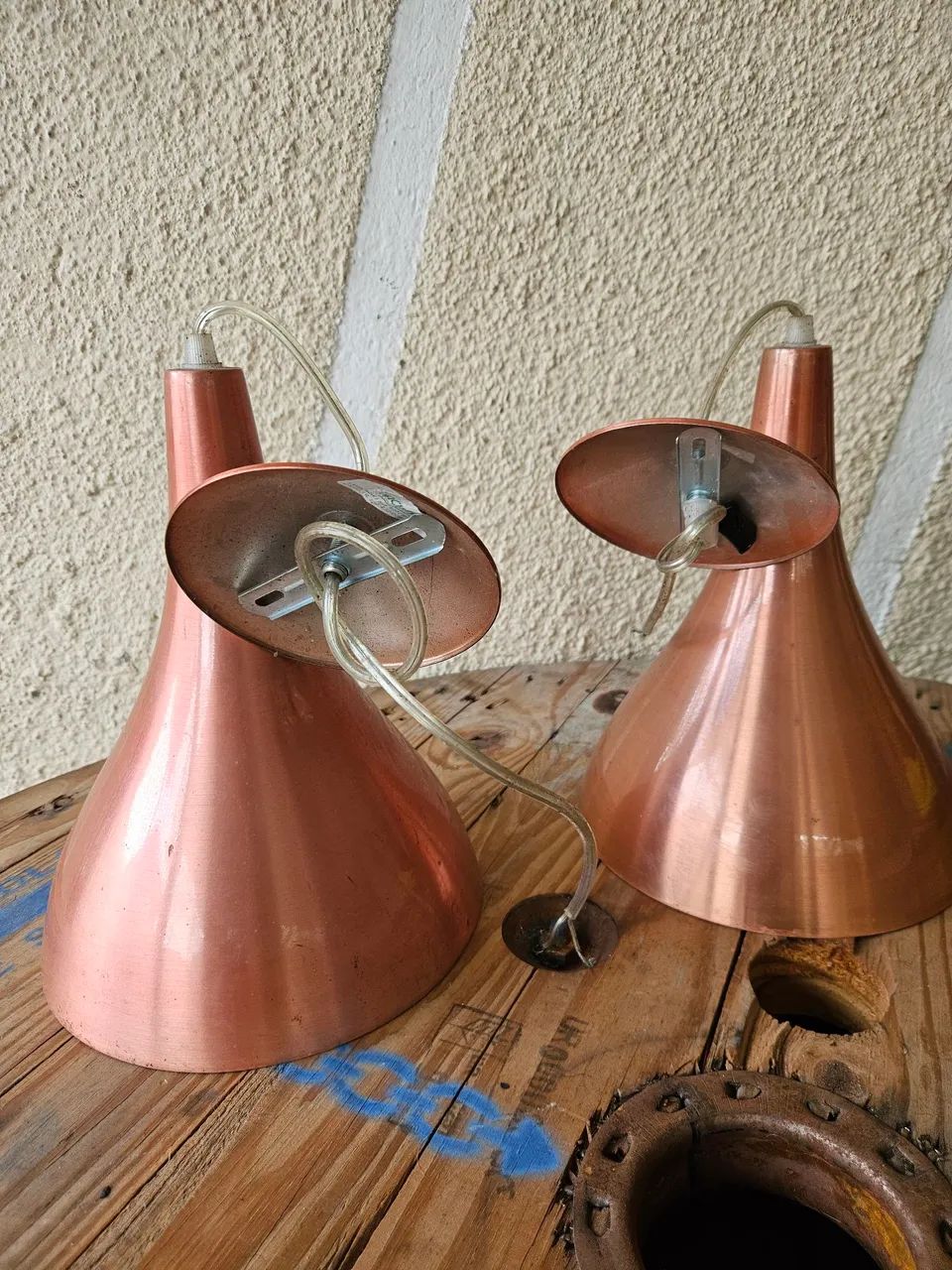 Par de Pendentes de cobre vintage - Foto 4