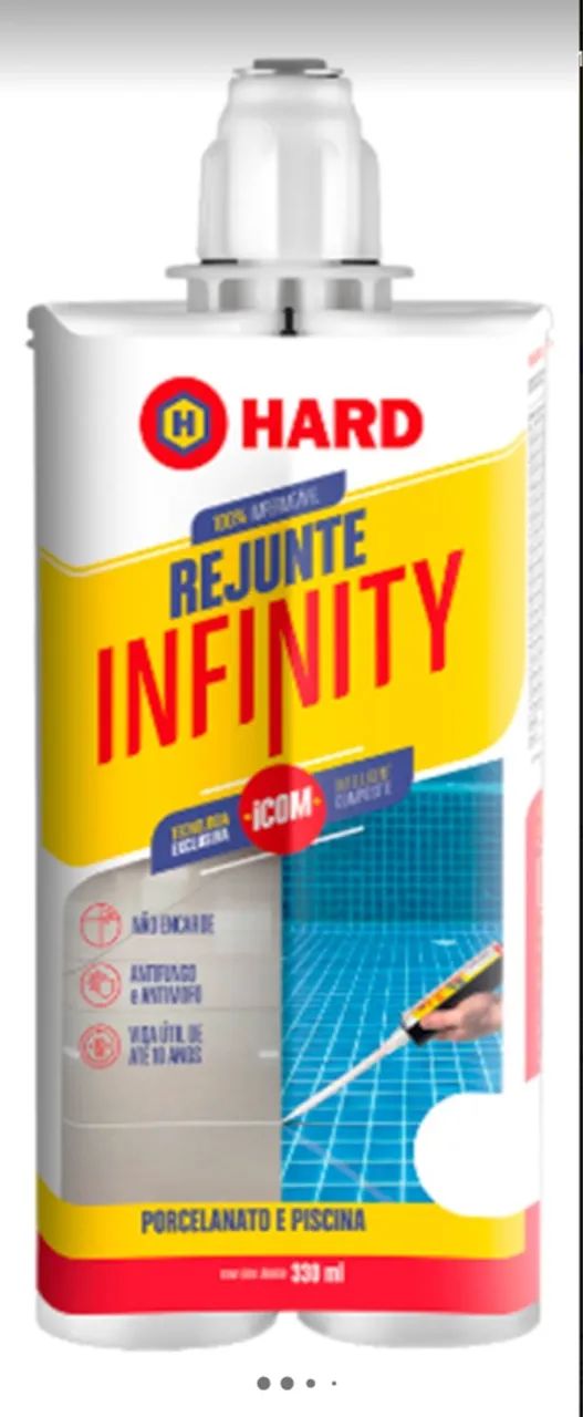 6 Rejuntes Infinity Porcelanato/ Piscina 330ml - Hard - Foto 3
