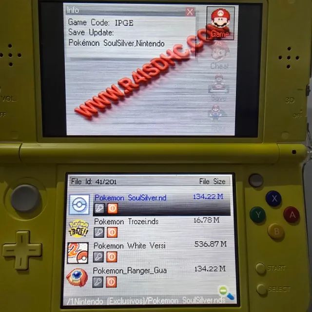 R4 Gold PRO + 16GB + 200 Jogos DS Compativel (Nintendo 3DS/2DS, NEW 3DS/2DS e Nintendo DS) - Foto 3