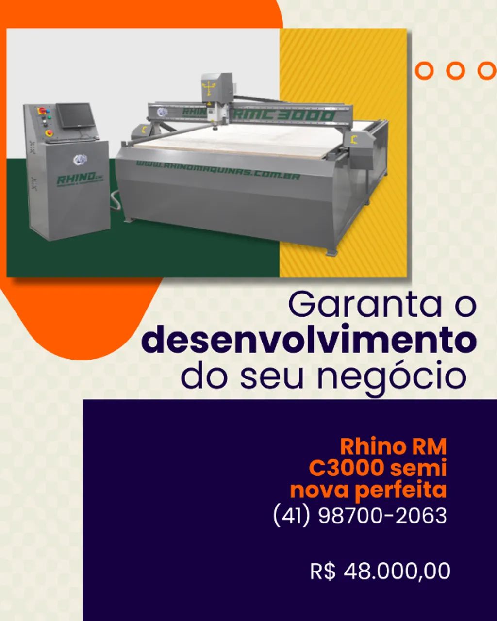 CNC ROUTER Rhino RMC 3.000 plus