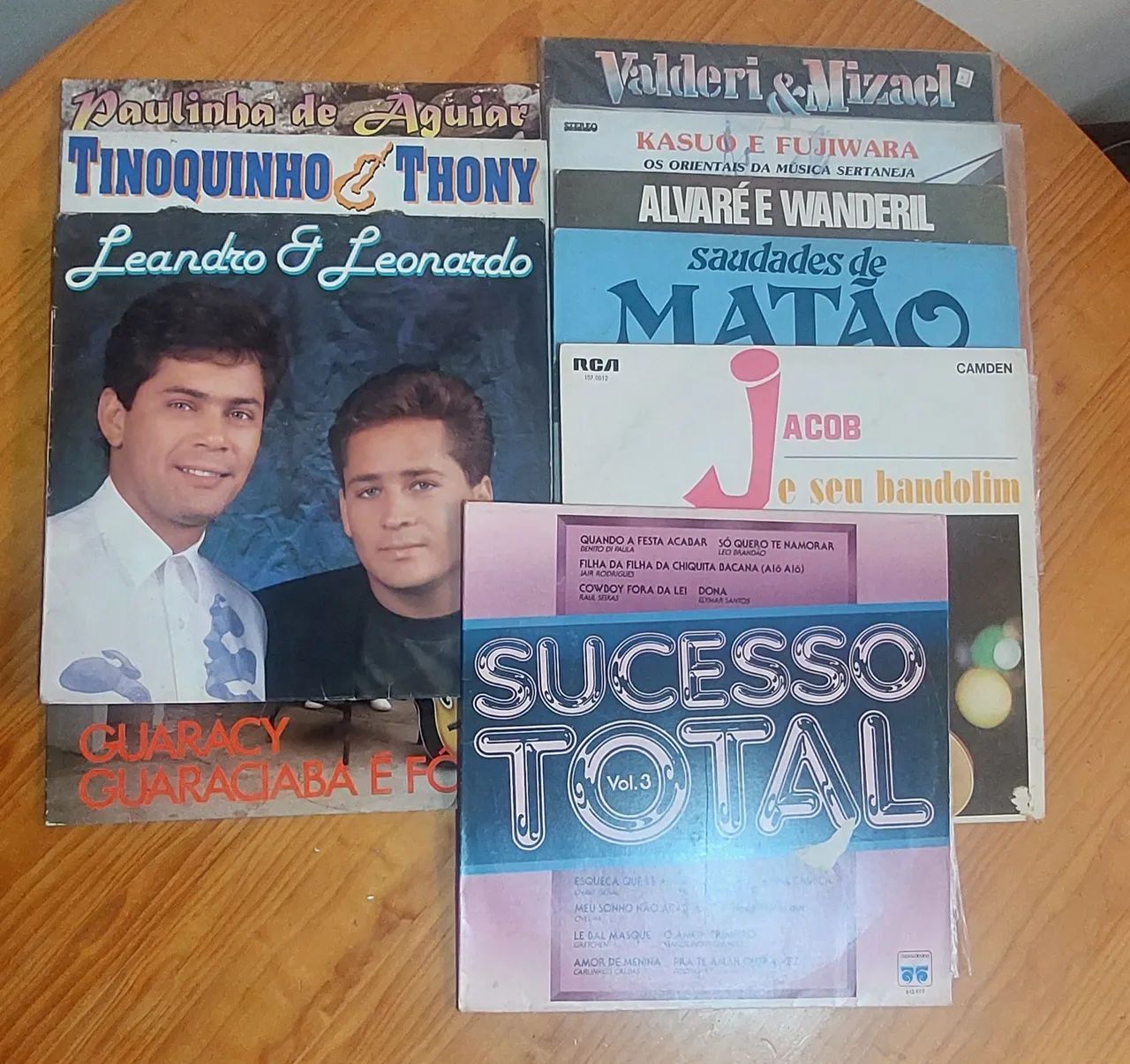 Lote 10 Discos Sertanejos Antigos