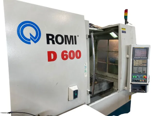 Centro De Usinagem Marca Romi Modelo D 600 - Fanuc 2013