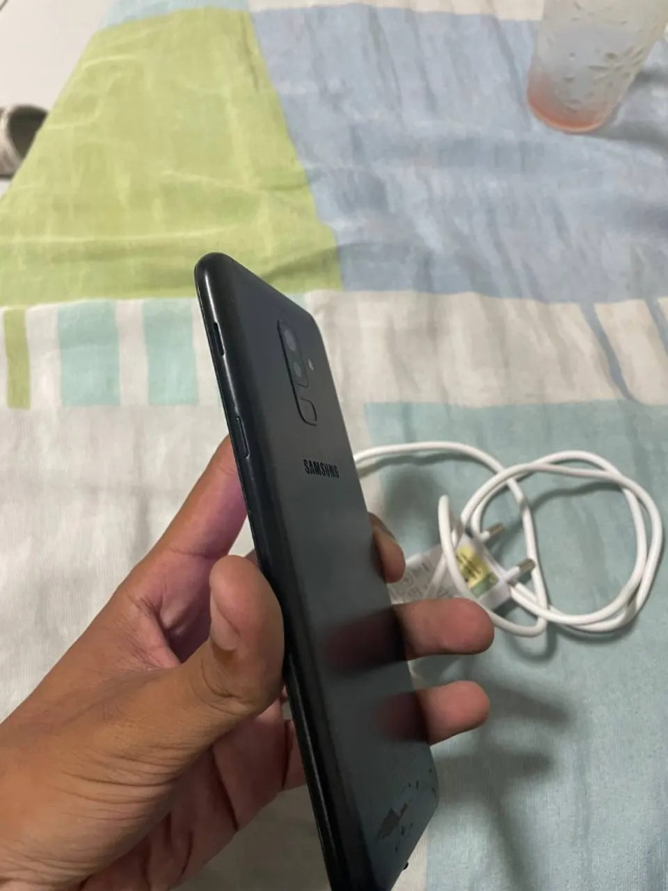 celular em bom estado a6 plus 64gb cor preto samsumg