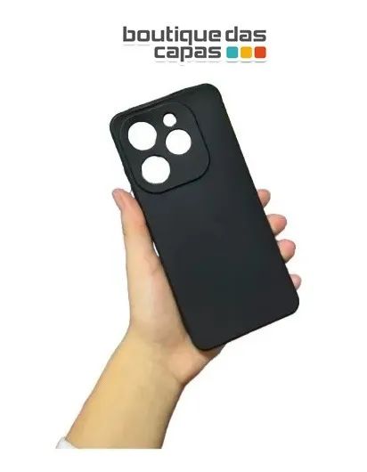 CAPA CASE TPU COM PROTEÇÃO NA CAMERA INFINIX SMART 7 e 8 - Foto 2