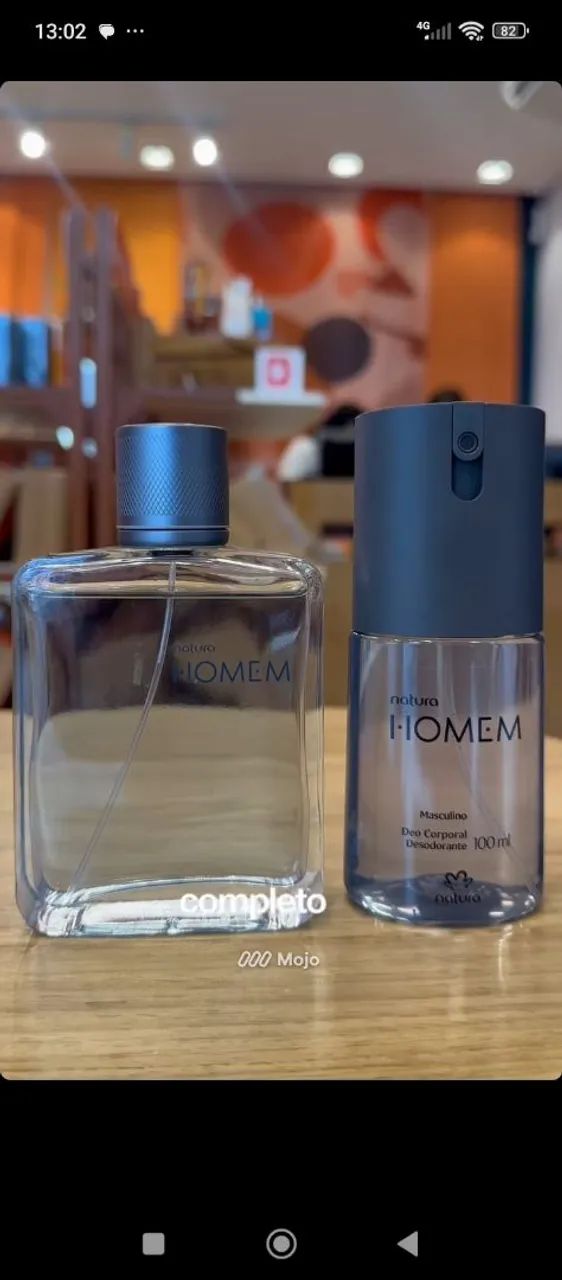 PERFUME MASCULINO NATURA HOMEM