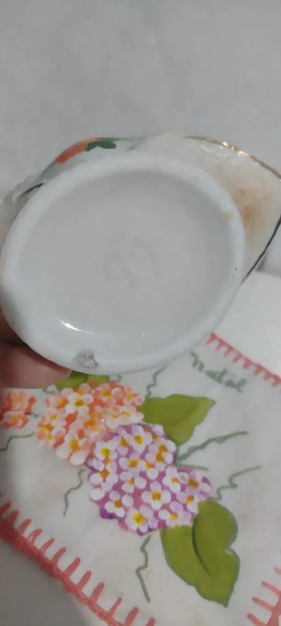 Mini floreira em porcelana Antiga 1940 - Foto 4