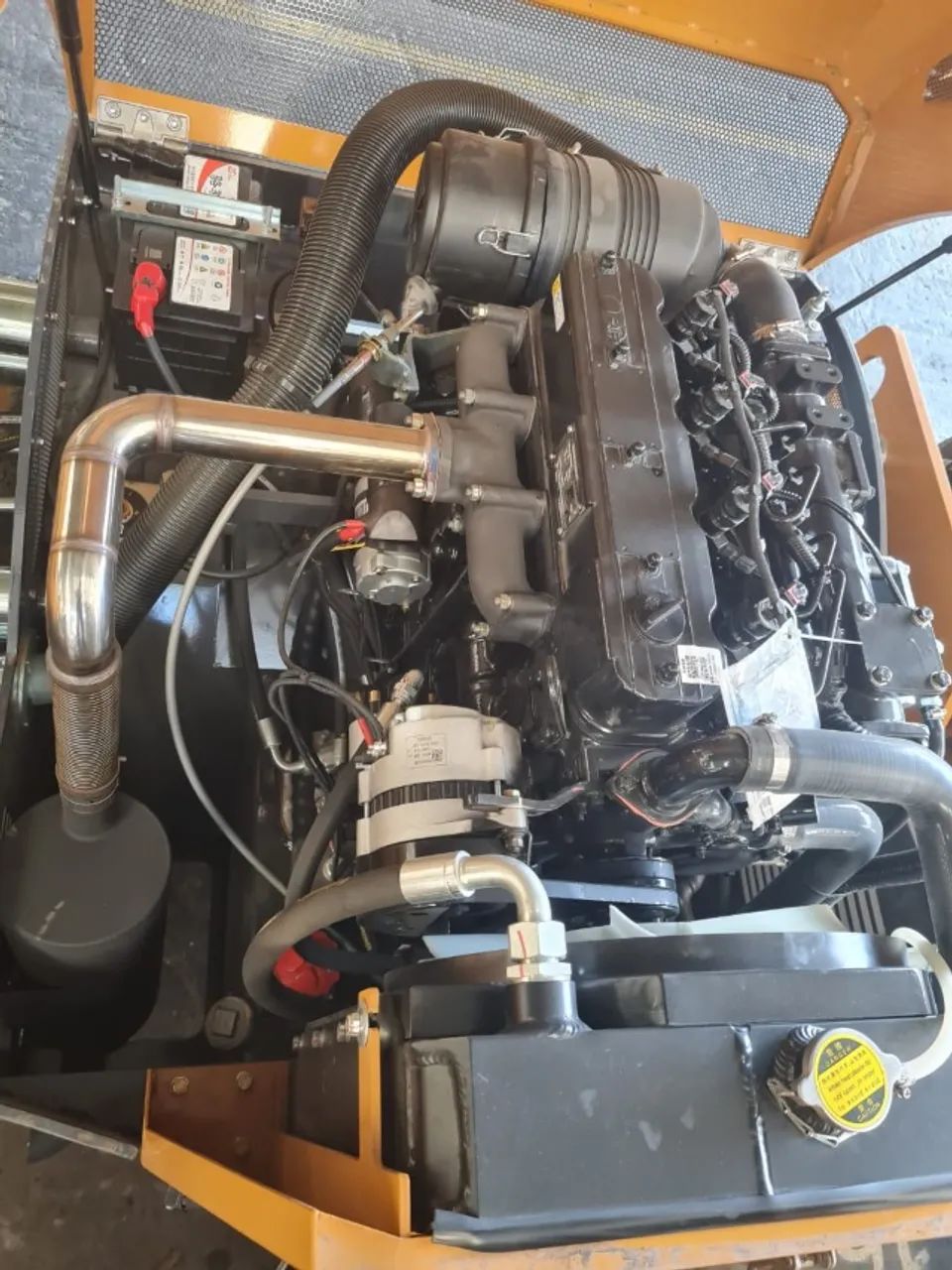 Rolo Vibratório St5000n Motor Changchai Zn490b - Foto 5