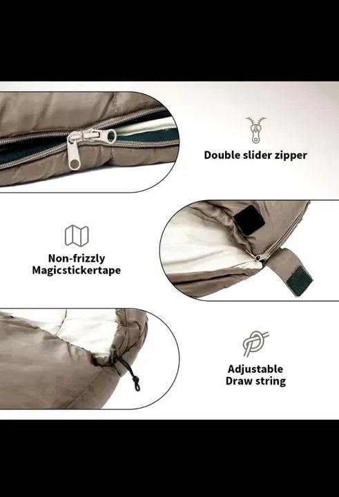 Saco de Dormir Naturehike Mummy Cotton MJ600 -5ºC | -12ºC - Foto 4