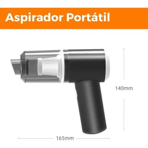 Mini Aspirador De Pó Recarregável Portátil 2 Baterias - Foto 4