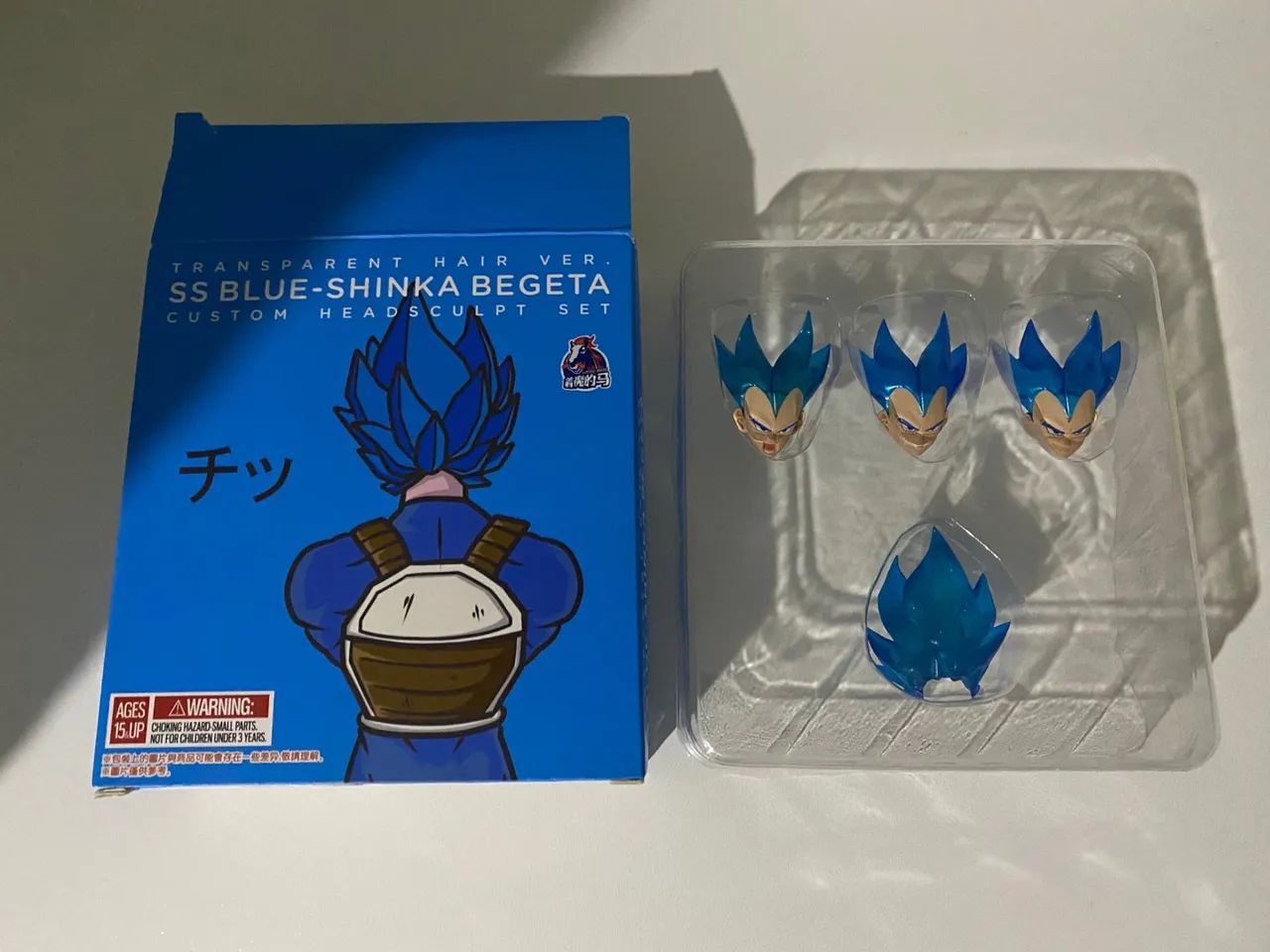 Vegeta Blue Evolution Head Set – Demoniacal Fit Dragon Ball