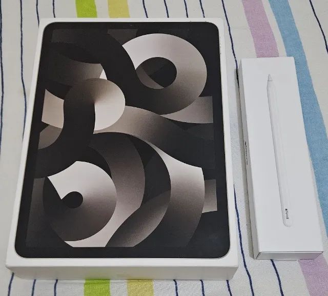 Tablet iPad Air 5 M1 64GB Tela 10.9" Wi-Fi, GPS +Apple Pen2, Novo, Caixa, NF, Gar, Troco!  - Foto 6
