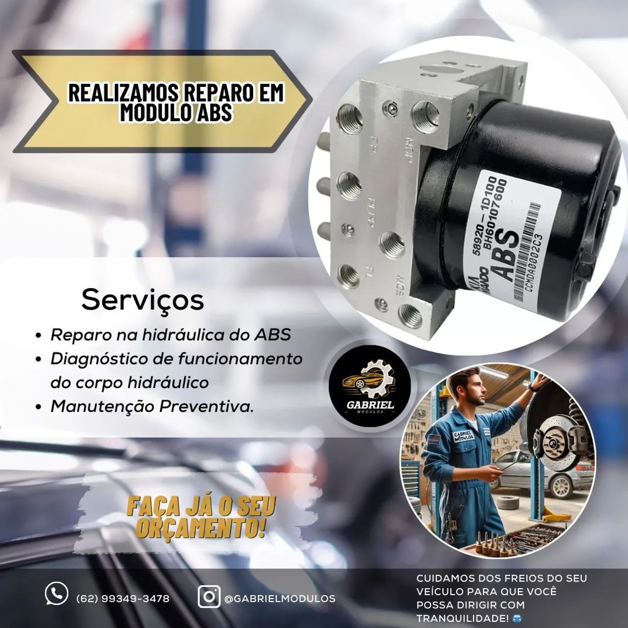 Veiculo Manutencao Shopping Das Vans E UtilitÃ¡rios Módulo ABS