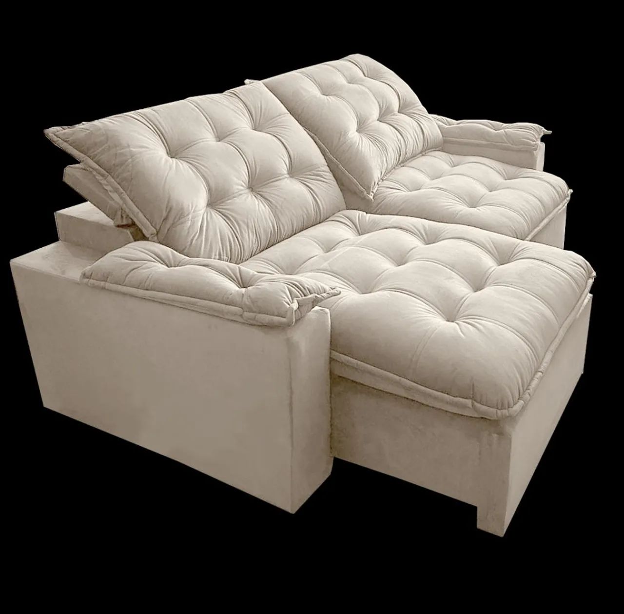 Sofá Modular Confortável e Moderno molas espirais 240 cm !! 61tt6 - Foto 5