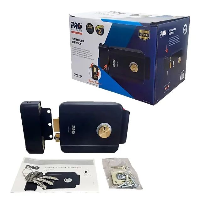 FECHADURA ELETRICA DE SOBREPOR 12V