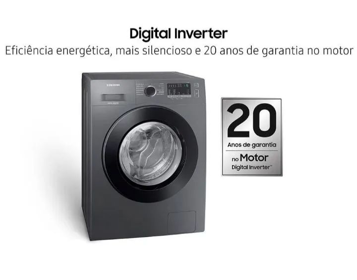 Lava e Seca Samsung 11kg 3 em 1 Inox Look  - Foto 4