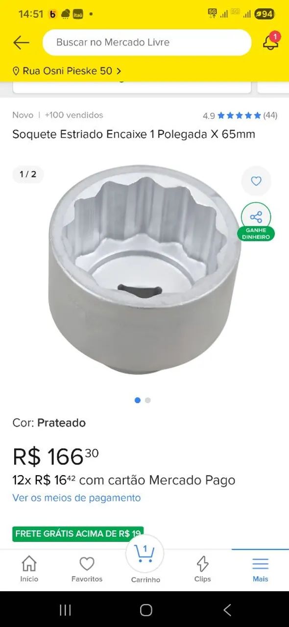 Soque estriado 2 polegadas - Foto 4