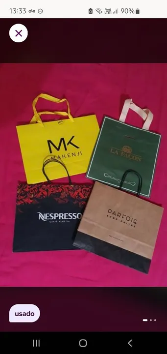 Sacolas marcas 