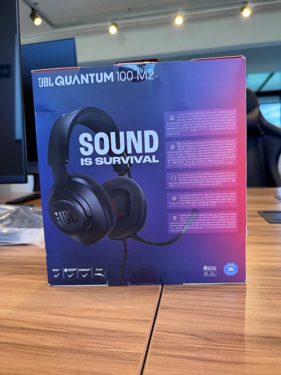 Fone JBL quantum 100m2 open box - Foto 3