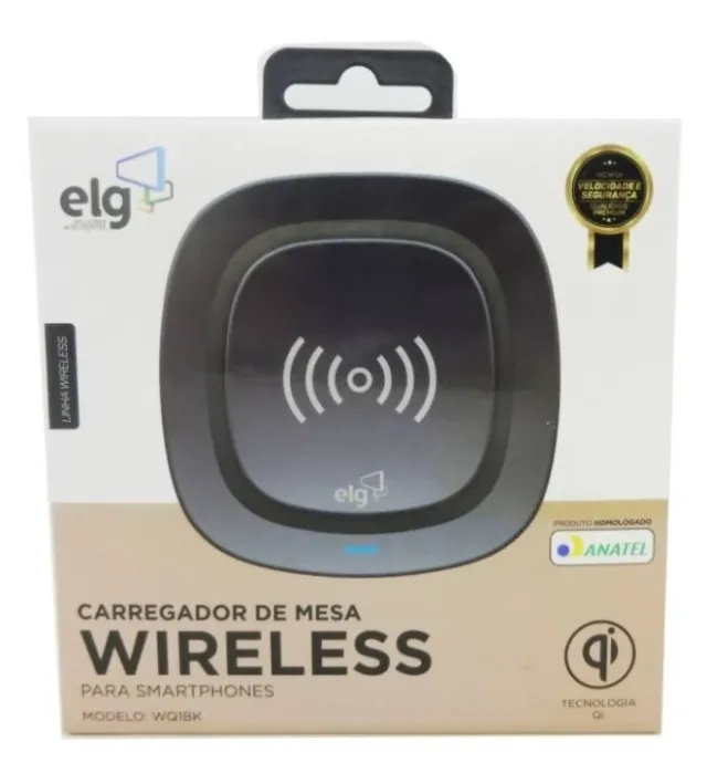 Carregador de mesa portátil - Indução - Elg WOIBK