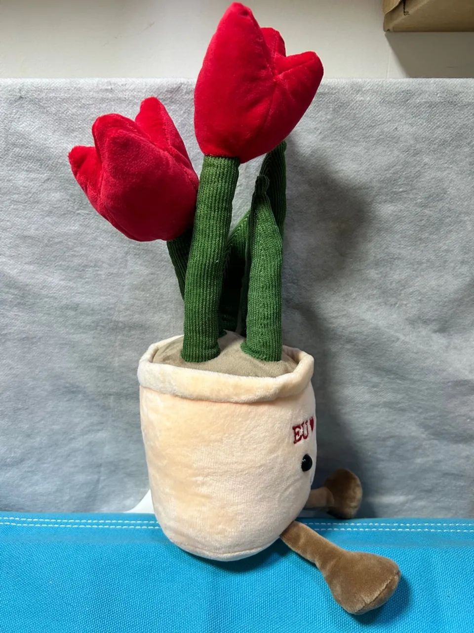Pelucia vaso com tulipa BR Machine - Foto 5