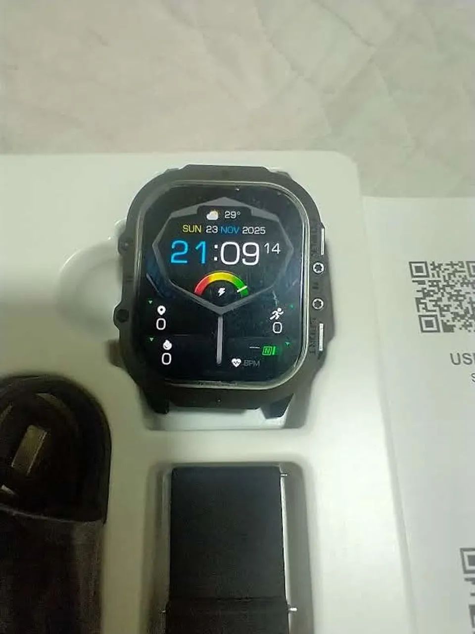 C26 relógio inteligente, Bluetooth Chamada Smartwatch - Foto 5