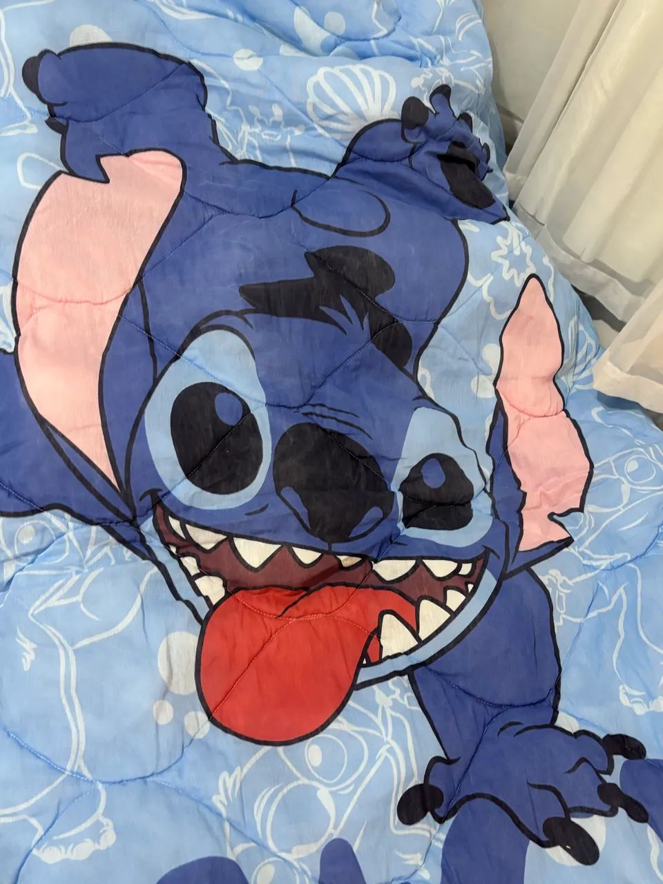 Edredom Stitch - Solteiro - Foto 2