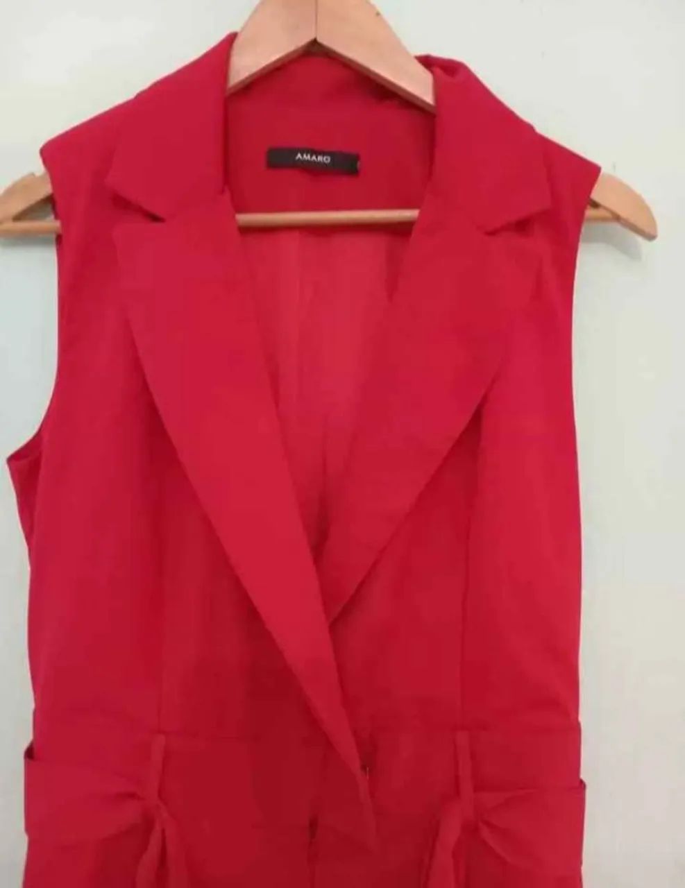 Macacão tam 42 Amaro vermelho  - Foto 4