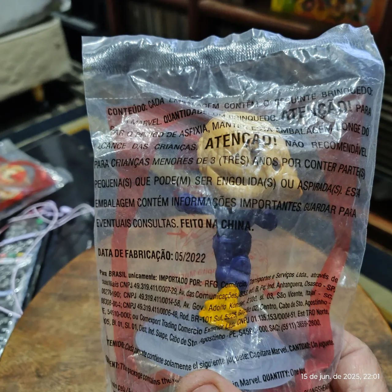 Action Figure Captain Marvel - Colecionável McDonalds  - Foto 4