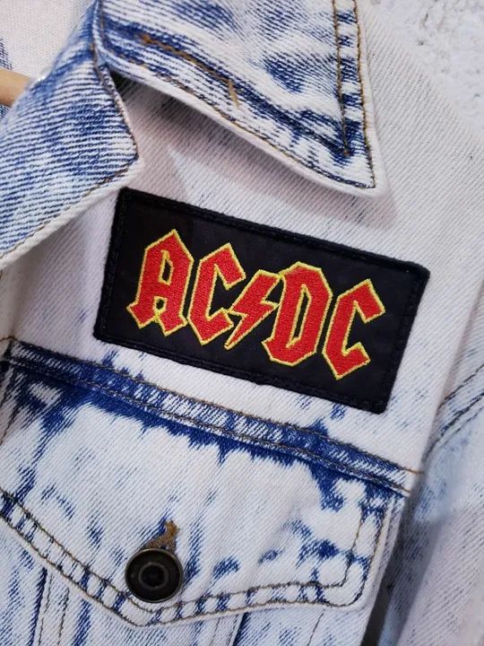 Jaqueta Jeans AC/DC Cropped - Foto 3