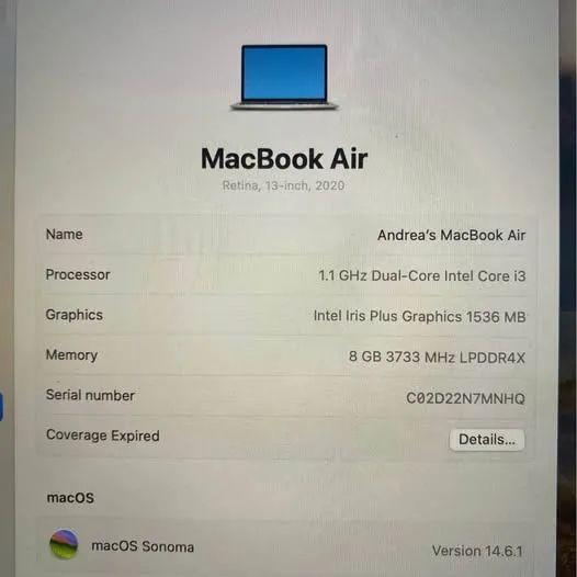 Macbook Air 2020 - Foto 2