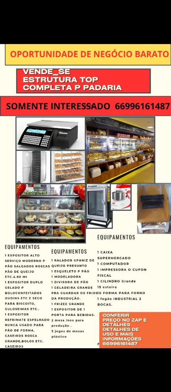Estrutura Completa para Padaria - Oportunidade! e mercearia. troco por carro novo