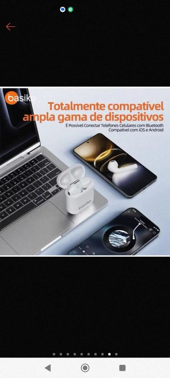 Fone de ouvido Bluetooth 5.4 - Baixa Latência e Resposta Rápida - Foto 4