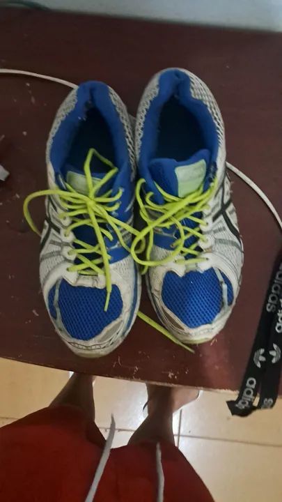 Tênis Asics Gel Azul e Branco - Foto 2
