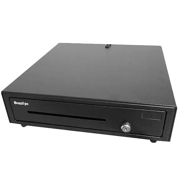 Gaveta de Dinheiro Automática RJ11 com Chave 5x Nichos de Cédulas BPC-D450F Brazil PC
