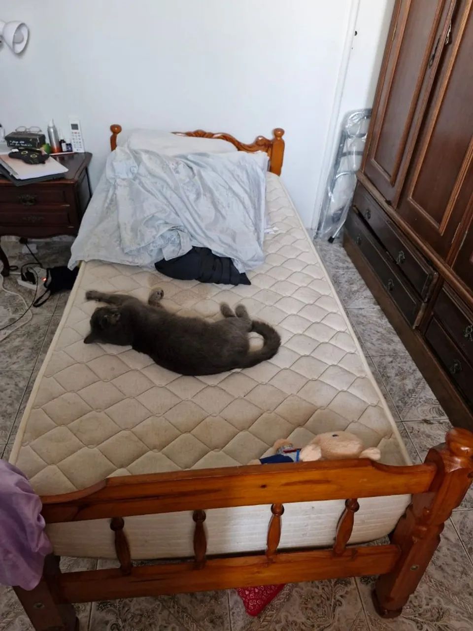 Cama infanto juvenil com colchão de molas - Foto 3