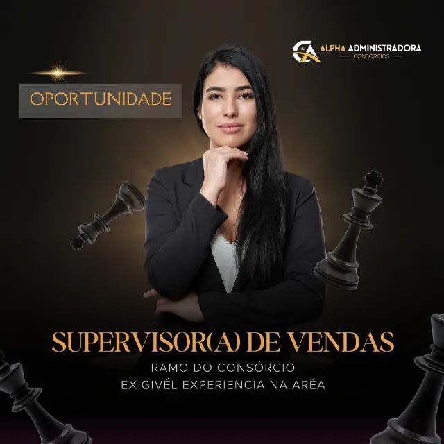 Vaga Para Supervisor De Consórcios 