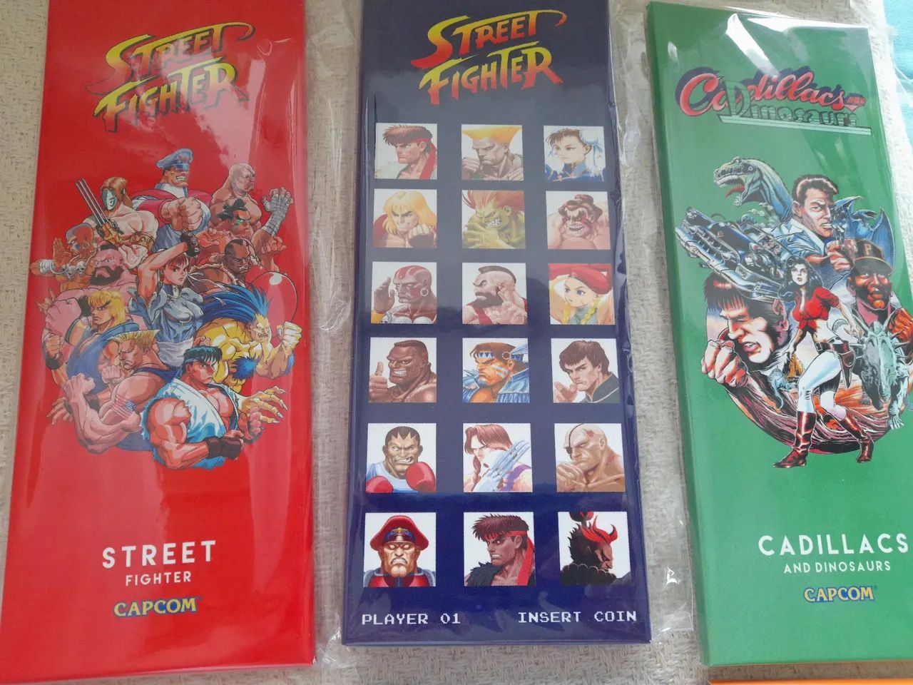Placas de metal comemorativa - Jogos Capcom - Foto 2