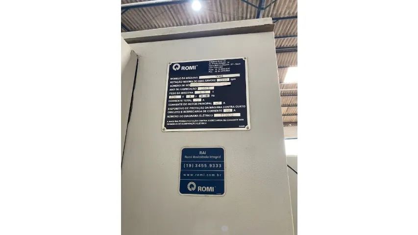 Centro De Usinagem  Marca Romi  Modelo D 600 - Fanuc 2013 - Foto 2