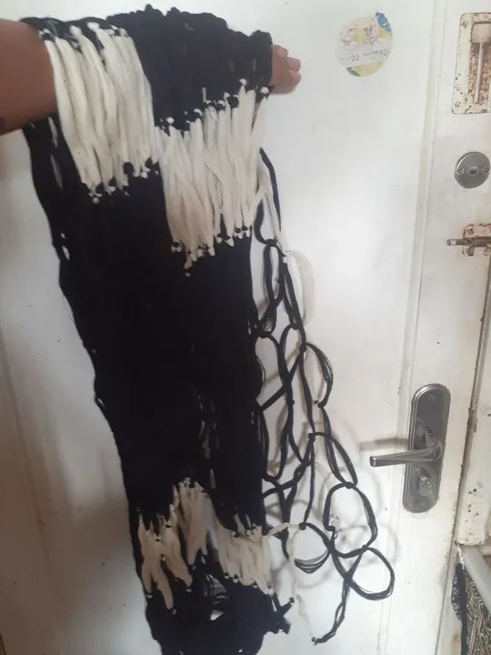 Rede de crochê artesanal