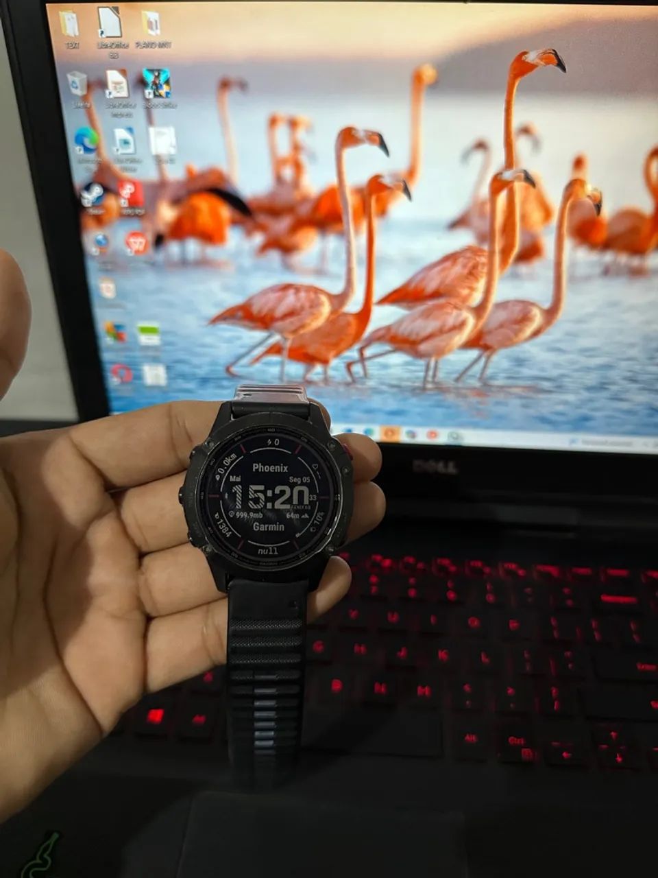 Garmin fênix 6x pro solar - Foto 4