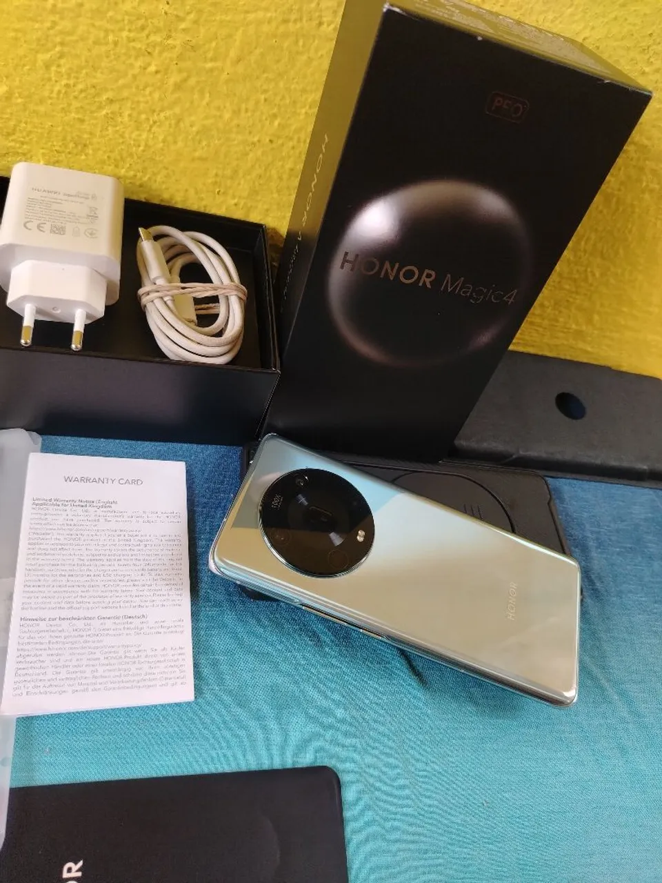 Honor Mágic 4 Pro Global de Fábrica 256 e 8+7 RAM top de linha câmera 100X