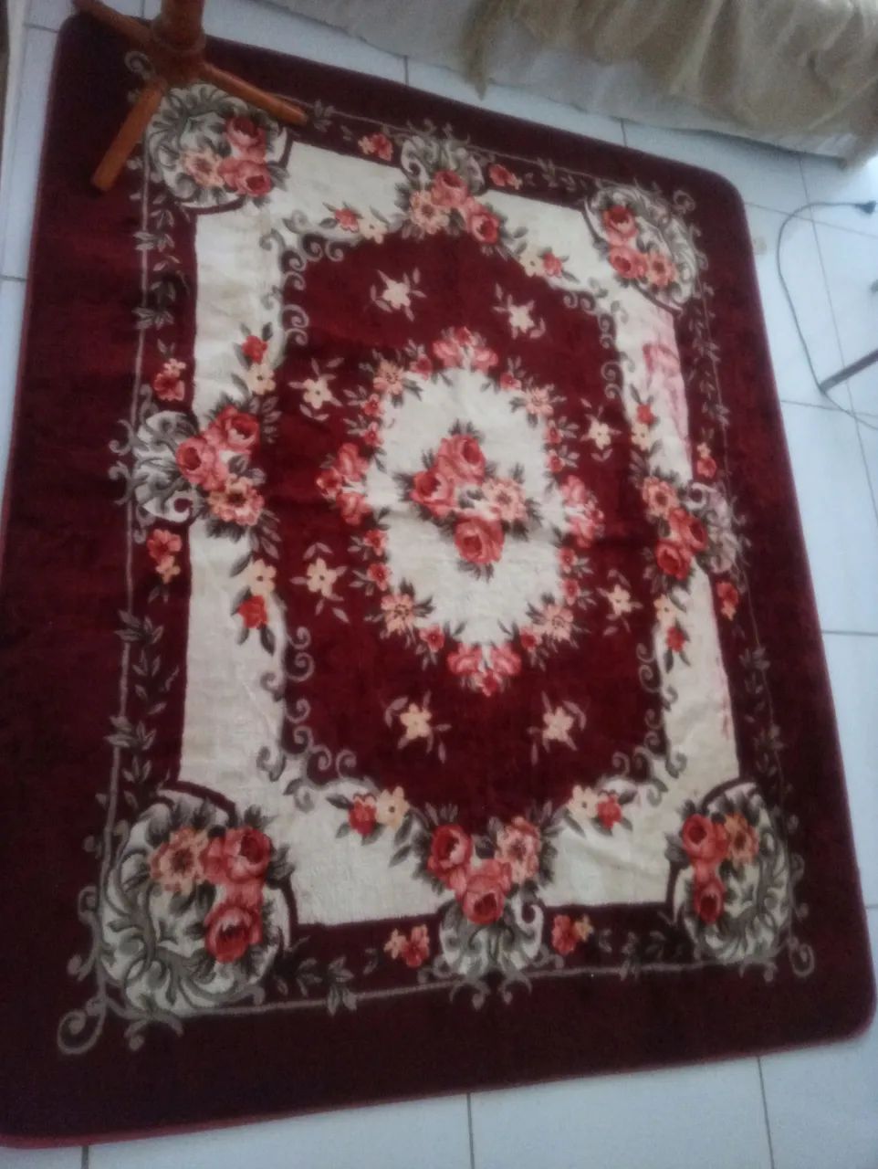 Tapete floral para sala