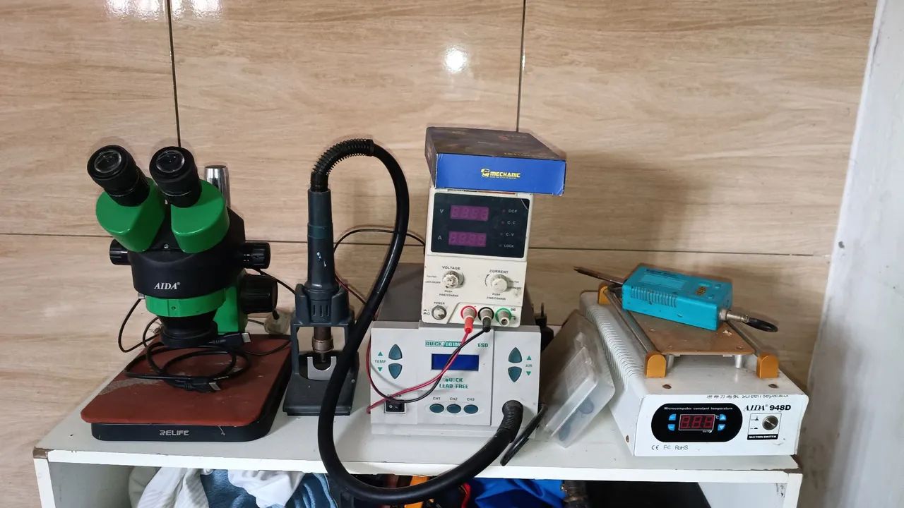 Kit bancada conserto de celular  - Foto 4