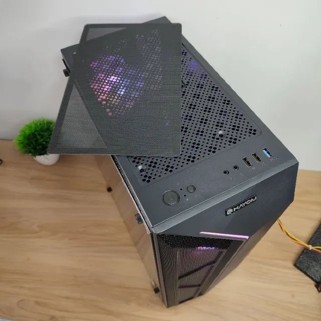 Gabinete Gamer com 4 Fans Hayom - Foto 4