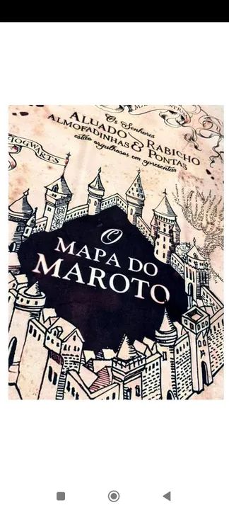 Toalha de Praia Mapa do Maroto - Harry Potter - Foto 2